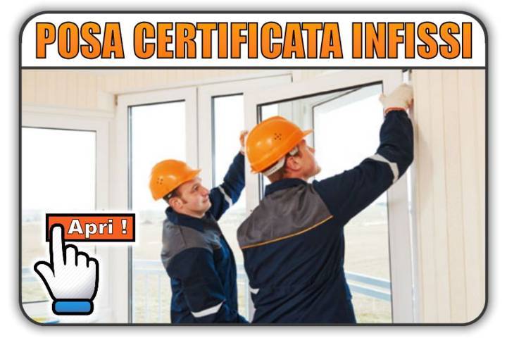 posa certificata infissi Lecco finestre